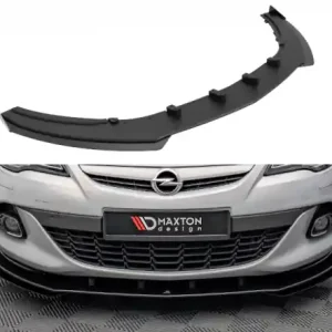 Doprava Zdarma Maxton Design Spoiler předního nárazníku s křidélky Street Pro Opel Astra J GTC OPC-Line - černý OPASJGTCOPCLINECNC-FD1B+FSF1G