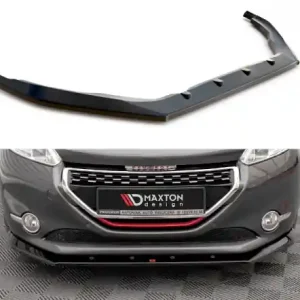 Kup Teď Maxton Design Spoiler předního nárazníku PEUGEOT 208 GTi V.1 - texturovaný plast PE-208-1-GTI-FD1T