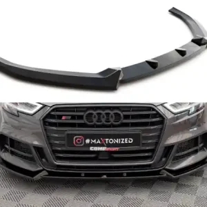 Objednat Nyní Maxton Design Spoiler předního nárazníku AUDI S3 8V Sportback Facelift V.1 - karbon AU-S3-3F-SB-FD1C
