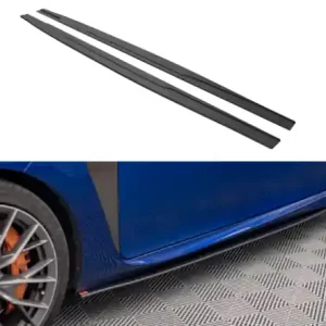 Značkový Maxton Design Prahové lišty Street Pro LEXUS GS F Mk4 Facelift - černé LEGSF4FCNC-SD1B