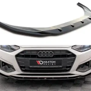 Expresní Doručení Maxton Design Spoiler předního nárazníku AUDI A4 B9 Facelift V.2 - texturovaný plast AU-A4-B9F-FD2T