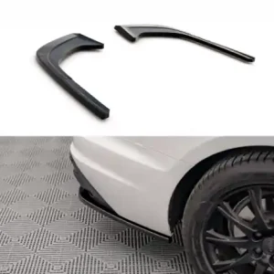 Maxton Design Boční lišty zadního nárazníku AUDI A4 B9 Facelift - černý lesklý lak AU-A4-B9F-RSD1G Dokud Zásoby Vydrží