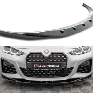 Expresní Doručení Maxton Design Spoiler předního nárazníku BMW 4 Gran Coupe G26 M-Pack V.3 - karbon BM-4-G26-MPACK-GC-FD3C