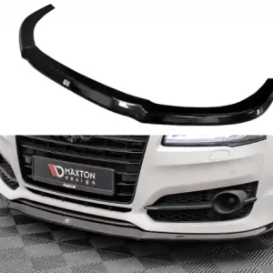 Koupit Online Maxton Design Spoiler předního nárazníku AUDI S8 D4 Facelift V.2 - černý lesklý lak AU-S8-D4-FD2G