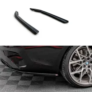 Výprodej Maxton Design Boční lišty zadního nárazníku BMW 3 G20 M-Pack V.4 - texturovaný plast BM-3-20-MPACK-RSD4T