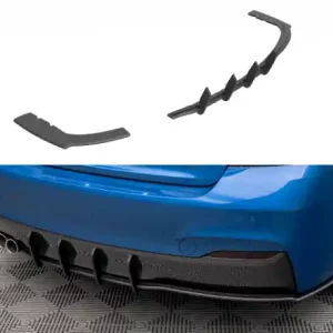 Novinka Maxton Design Zadní difuzor Street Pro BMW 2 F22 M-Pack - černý BM222MPACKCNC-RS1B