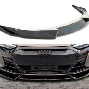 Dokud Zásoby Vydrží Maxton Design Spoiler předního nárazníku AUDI e-tron GT / e-tron RS GT V.1 - texturovaný plast AU-ETRON-1-RS-FD1T