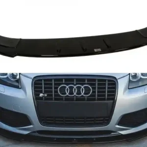 Originální Maxton Design Spoiler předního nárazníku AUDI S3 8P před Faceliftem - karbon AU-S3-2-FD1C
