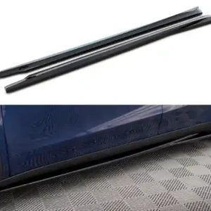 Sezónní Sleva Maxton Design Prahové lišty TESLA Model Y V.1 - texturovaný plast TE-MODELY-1-SD1T