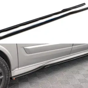 Vysoce Kvalitní Maxton Design Prahové lišty FORD Transit Custom ST-Line Facelift - karbon FO-TRC-1F-STLINE-SD1C