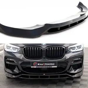 Sleva Maxton Design Spoiler předního nárazníku BMW X3 M40d G01 - černý lesklý lak BM-X3-01-M40-FD1G+FD1RG
