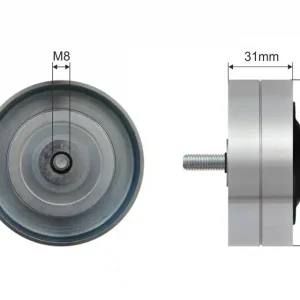 Akce NTY NAPÍNACÍ KLADKA VÍCEDRÁŽKOVÉHO ŘEMEN AUDI A8 D3 (4E2, 4E8) 02-10, VW PHAETON (3D1, 3D2, 3D3, 3D4, 3D6, 3D7, 3D8, 3D9) 02-16