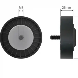 Akce NTY NAPÍNACÍ KLADKA VÍCEDRÁŽKOVÉHO ŘEMEN BMW X3 (E83), X5 (E70), X6 (E71, E72) 3.0D 12.06-07.14