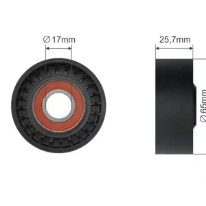 Značkový NTY NAPÍNACÍ KLADKA VÍCEDRÁŽKOVÉHO ŘEMEN FORD, MAZDA, CITROEN, ALFA ROMEO, DODGE, FIAT, VOLVO, LANCIA, LAND ROVER