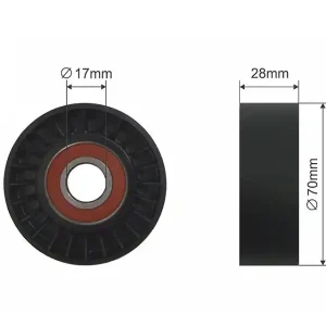 Značkový NTY NAPÍNACÍ KLADKA VÍCEDRÁŽKOVÉHO ŘEMEN FIAT DUCATO, IVECO DAILY III, DAILY IV 2.3D 04.02