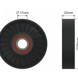 Značkový NTY NAPÍNACÍ KLADKA VÍCEDRÁŽKOVÉHO ŘEMEN SAAB 9-3, 9-5 2.0/2.3/2.3ALK 09.97-12.09