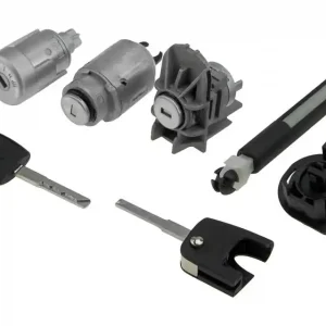 Akce NTY SADA ZÁMKOVÝCH VLOŽEK FORD FOCUS II 2004-/STACYJKA,WKŁADKA ZAMKA DRZWI,WKŁADKA ZAMKA POKRYWY SILNIKA,MECHANIZM ZAMKA POKRYWY SILNIKA,KLUCZYK,GROT KLUCZYKA/