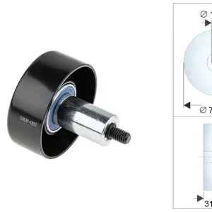 VODÍCÍ KLADKA ŽEBROVANÉHO ŘEMENE JEEP WRANGLER 00-06, CALIBER 09-, GRAND CHEROKEE 00- , DURANGO 08- Originální