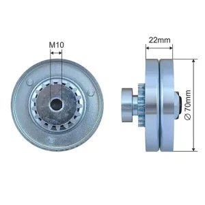Doprava Zdarma NTY NAPÍNACÍ KLADKA VÍCEDRÁŽKOVÉHO ŘEMEN CHEVROLET AVEO, SPARK 1.0-1.2
