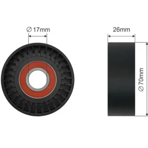 NTY NAPÍNACÍ KLADKA VÍCEDRÁŽKOVÉHO ŘEMEN CHERY FULWIN LIFTBACK 06- Rychlé Dodání