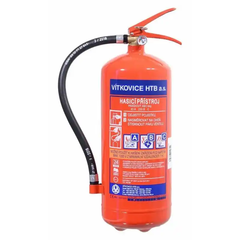 Sezónní Sleva Hasicí přístroj práškový 6 kg ABC (43A)