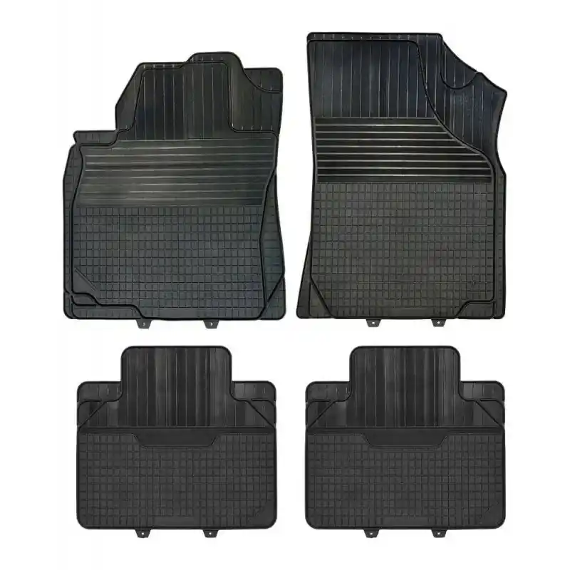 Koberce gumové sada 4ks UNI B Nová Kolekce