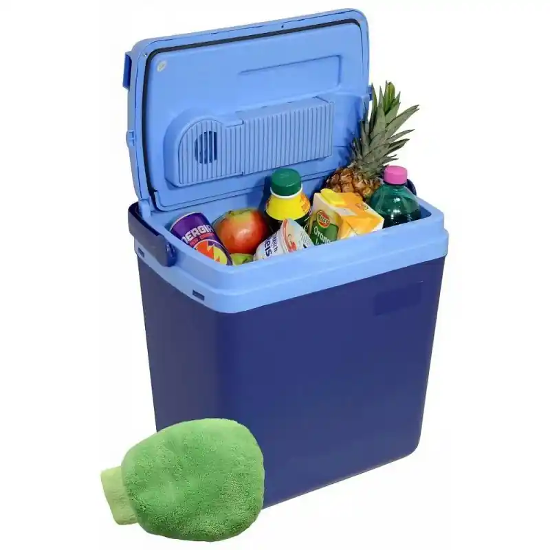Autentický Chladící box25litrů BLUE 220/12V displej s teplotou