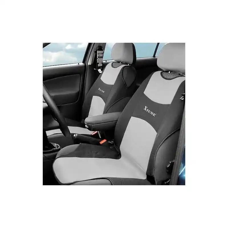 Značkový Potah sedadla TRIKO přední 2ks šedý