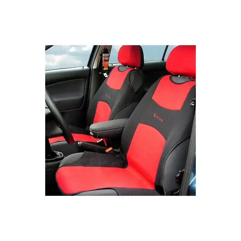 Autentický Potah sedadla TRIKO přední 2ks červený