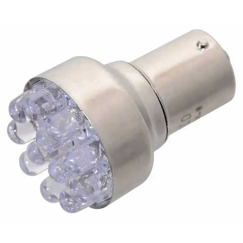 Super Cena Žárovka 12LED 12V Ba15s oranžová