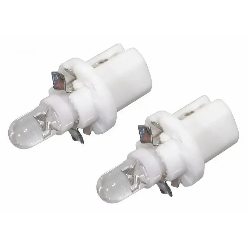 Žárovka 1LED 12VB8,5dbílá 2ks Nová Kolekce