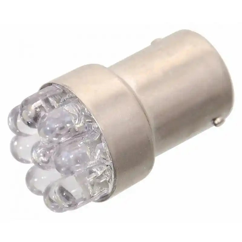 Žárovka 9LED 12VBa15s bílá úzká Super Cena