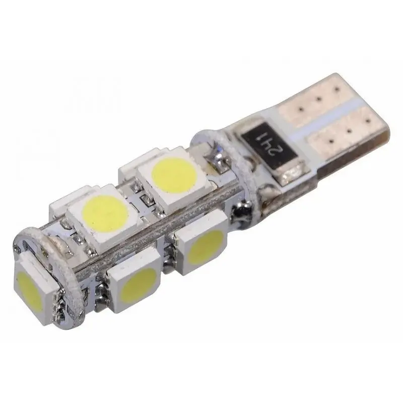 Aktuální Žárovka 9 SMD LED 12V T10 s rezistorem CAN-BUS ready bílá