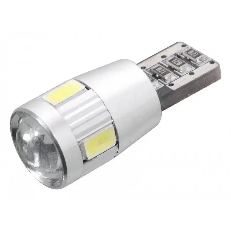 Žárovka 6 SMD LED 12V T10 s rezistorem CAN-BUS ready bílá Nejlepší Volba