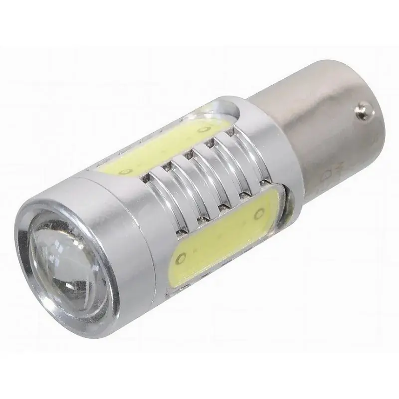 Žárovka 4 SMD LED 12V Ba15S s rezistorem CAN-BUS ready bílá Zlevněný