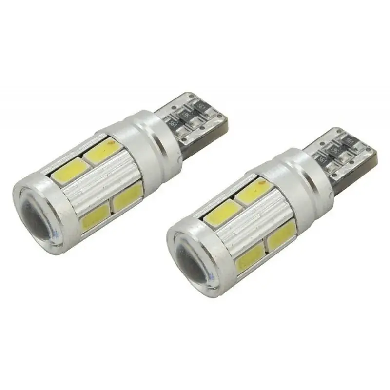 Žárovka 10 SMD LED 3chips 12V T10 CAN-BUS ready bílá 2ks Super Cena