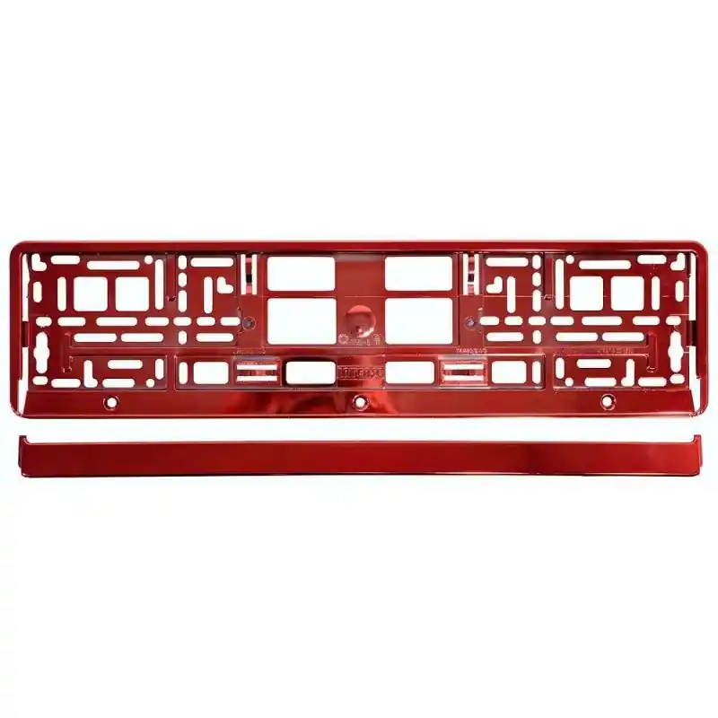 Časově Omezené Podložka pod SPZ RED metallic