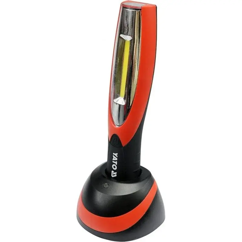 Tovární Cena Lampa montážní 1+1 LED, bezpřívodová, 3,7V Li-ion, magnet+hák, 180lm