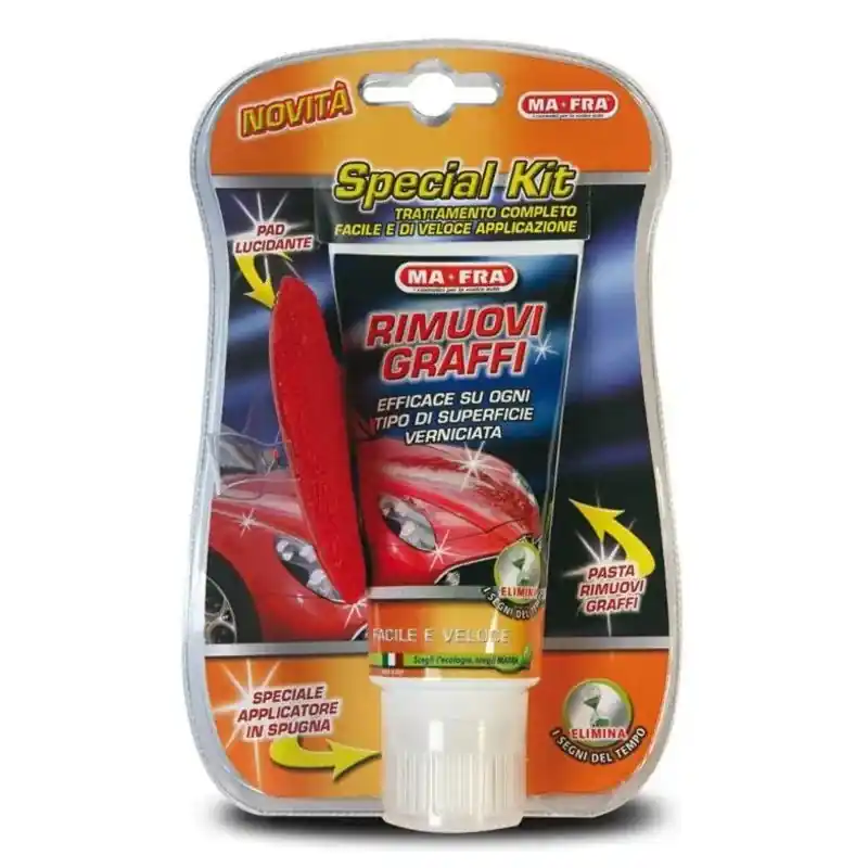 Značkový MA-FRA® Rimuovi graffi Set k odstranění škrábanců 100 ml