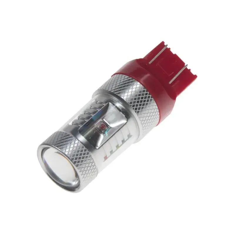 CREE LED T20 (7443) červená, 12-24V, 30W (6x5W) Nejprodávanější