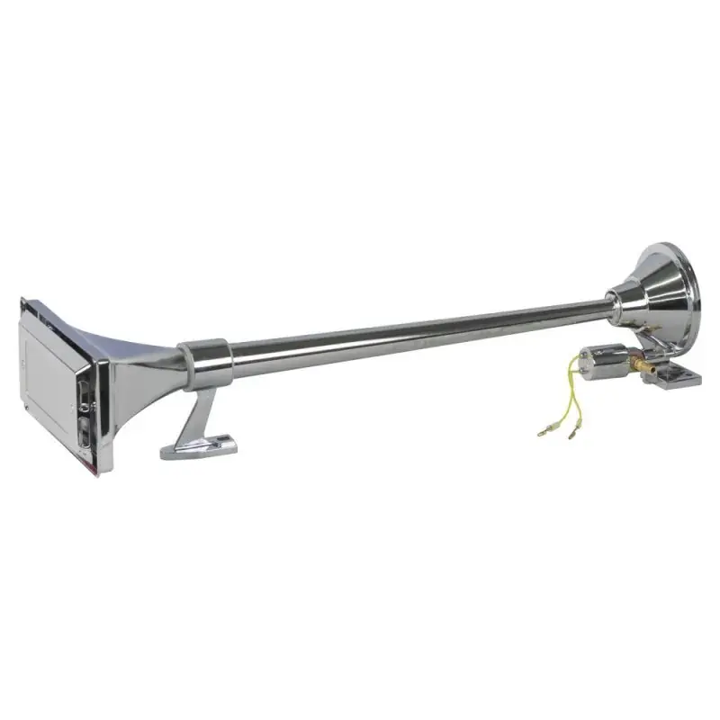 Akční Nabídka Singl-fanfára 640mm, chromová, hluboký tón bez kompresoru