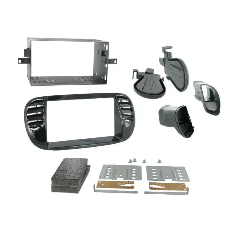 2DIN redukce pro Fiat 500 10/2007- černá lesklá Speciální Cena