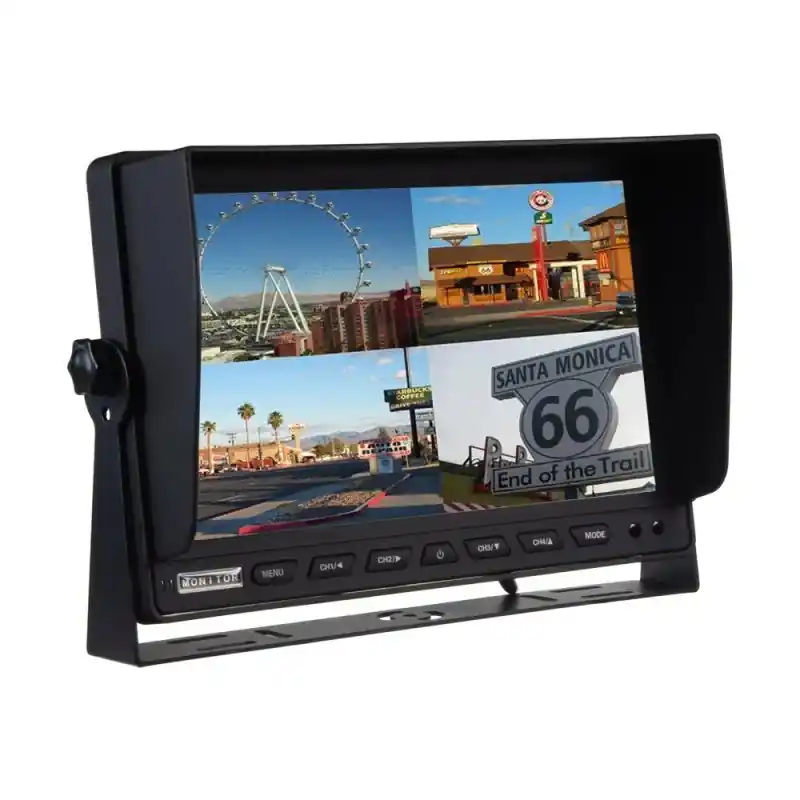 Výprodej AHD monitor 10,1" s kvadrátorem a s 4x4PIN vstupy