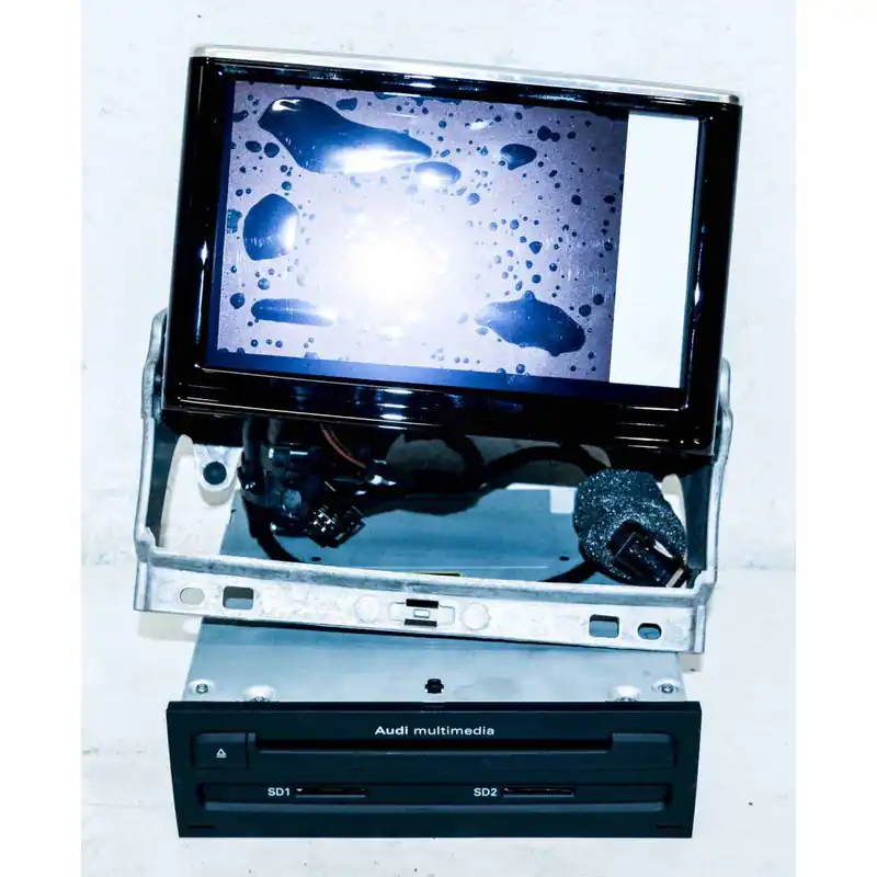 Vrácení Zdarma display + řídící jednotka multimédia AUDI A8 4H0 lift4H0035748M4H0857273