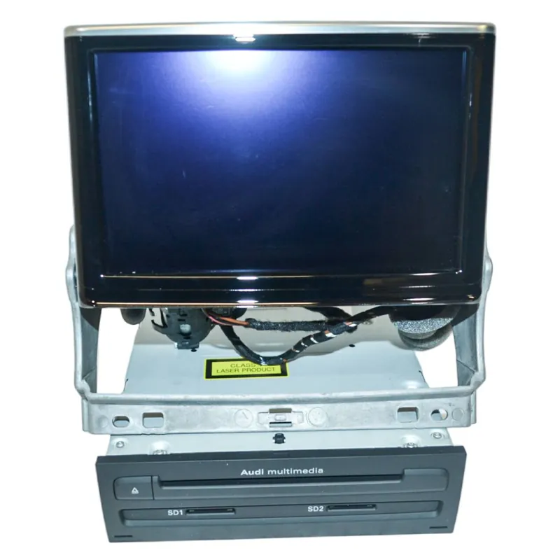 display + řídící jednotka multimédia AUDI A8 4H0 lift4H0035748M 4H0857273 - poškr. disp. Zlevněný