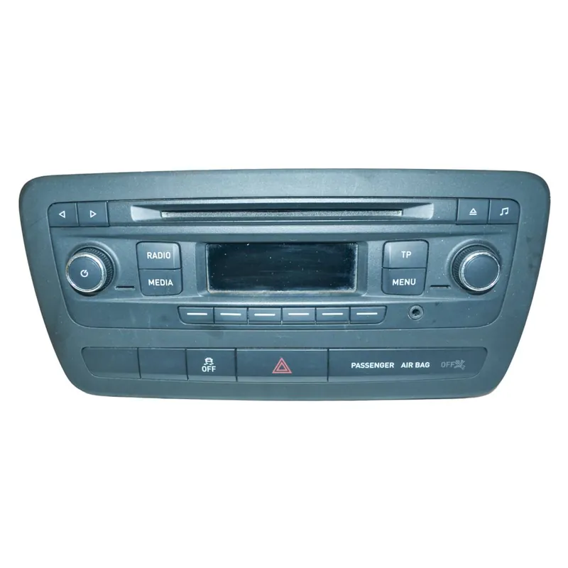 rádio SEAT Ibiza 6J06J0035156BGY - lehce poškrábaný rámeček Nejlepší Cena