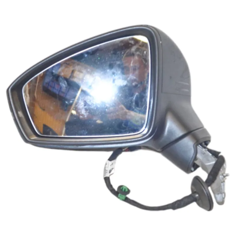 Vysoce Kvalitní zpětné zrcátko levé 9 PIN VW Tiguan 5NA5NB857501 - poškrábané
