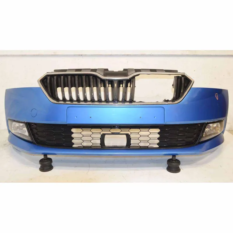 Tovární Cena nárazník přední - příprava pro radar ŠKODA Fabia III 6V0 lift - poškr. lak, poškoz. maska