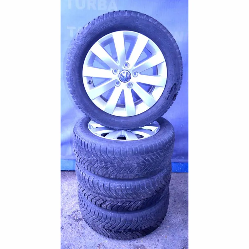 Časově Omezené VW Passat B7 3AA sada kol s pneu 205/55 R16 6,5Jx16H2 ET423AA601025J8Z8