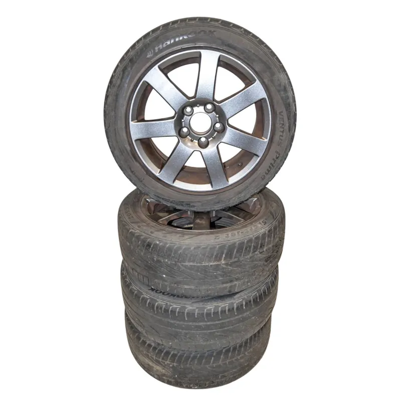 Značkový AUTEC sada kol s pneu 205/55 R16 7,5Jx16H2 ET53AP7516KBA48164 - poškrábané, bez krytky